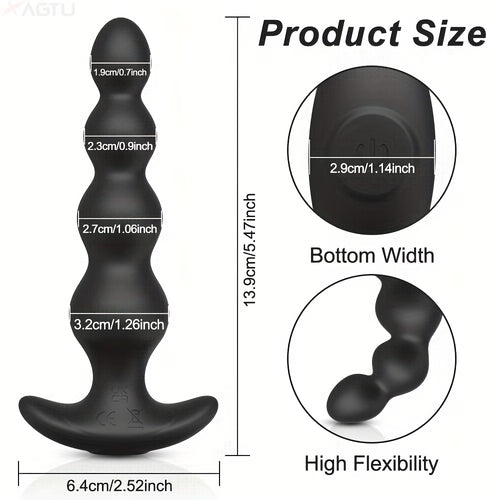 App-Controlled Beaded Prostate Massager