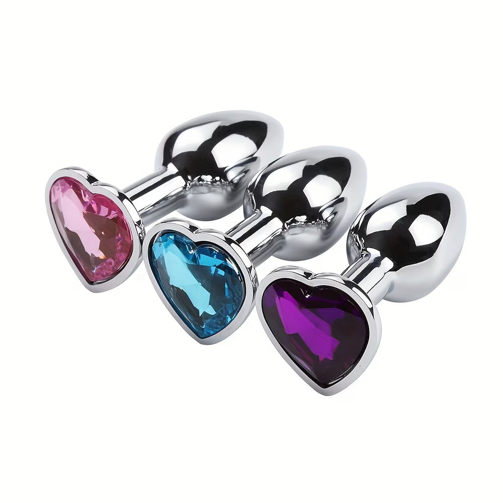 Jewel Bliss™ – Stainless Steel Jeweled Butt Plug