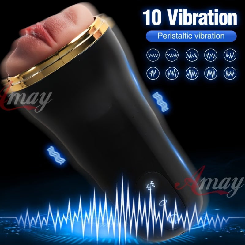 PulseX™ – Automatic Thrusting & Vibrating Male Masturbator