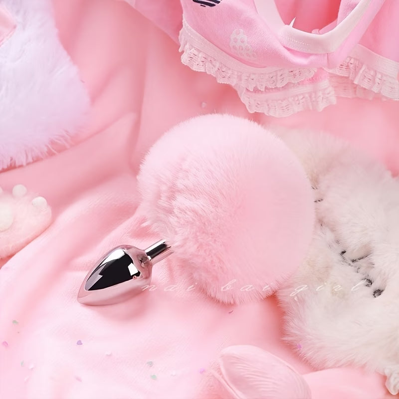 BunnyBliss™ – Fluffy Pom-Pom Tail Plug