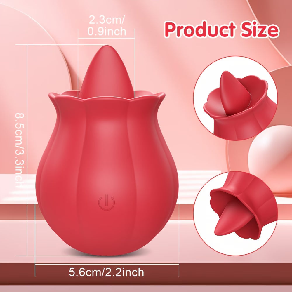 Rose Tongue Licking Vibrator 🌹