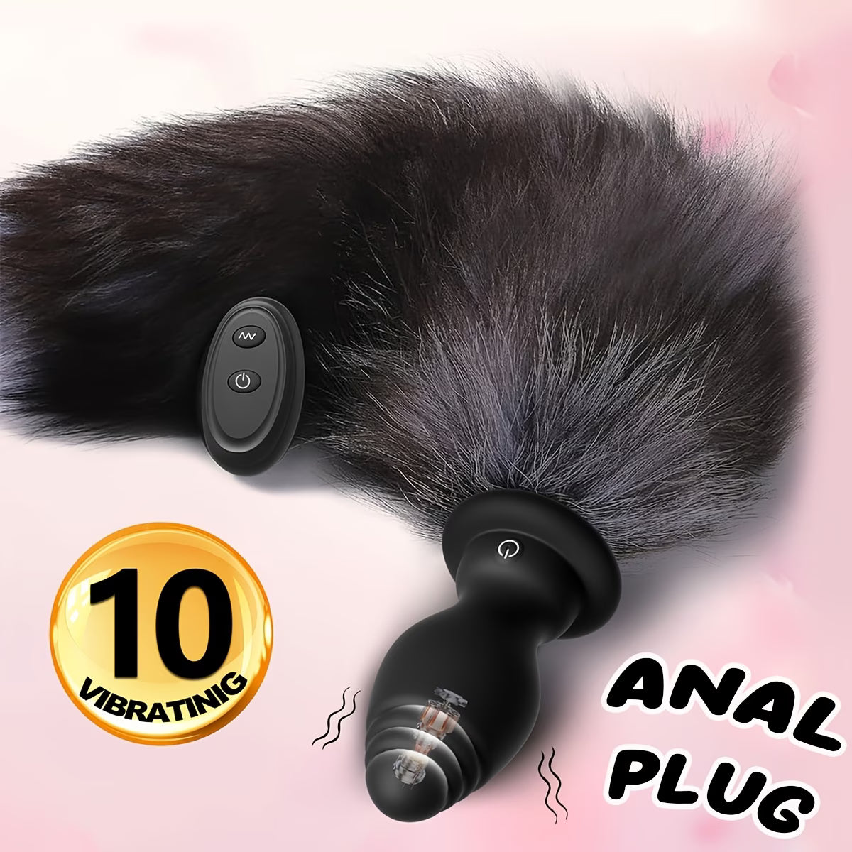 WildTail™ – 10-Mode Vibrating Fox Tail Plug