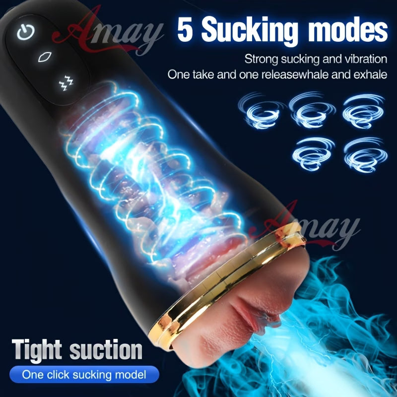 PulseX™ – Automatic Thrusting & Vibrating Male Masturbator