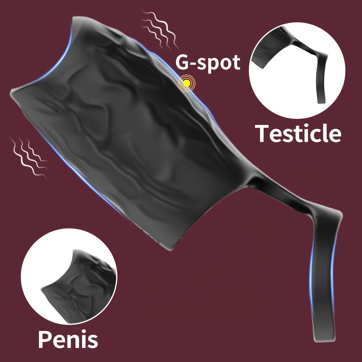 2-in-1 Vibrating Cock Ring & Penis Sleeve – 10 Vibration Modes