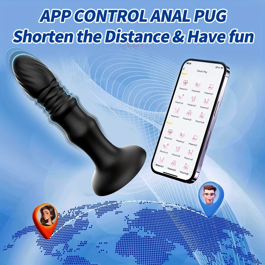 App-Controlled Thrusting Prostate Massager