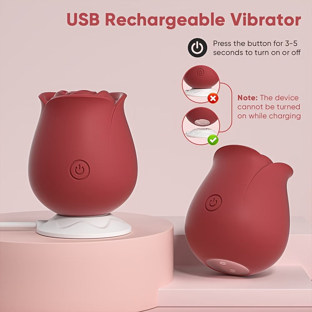 Rose Air Pulse Massager
