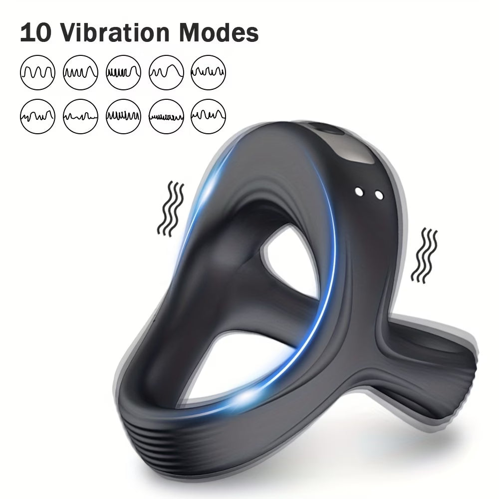 Magnetic Rechargeable Vibrating Cock Ring
