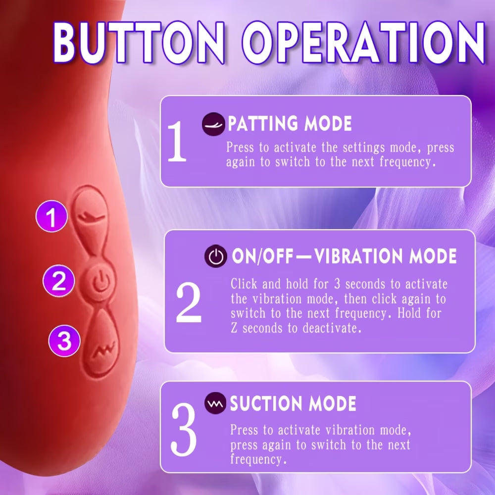EuphoriaX™ – 3-in-1 Thrusting, Vibrating &amp; Suction Rabbit Vibrator