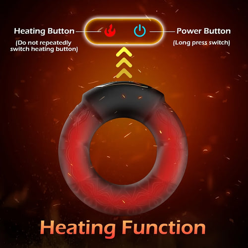 Heated Vibrating Cock Ring