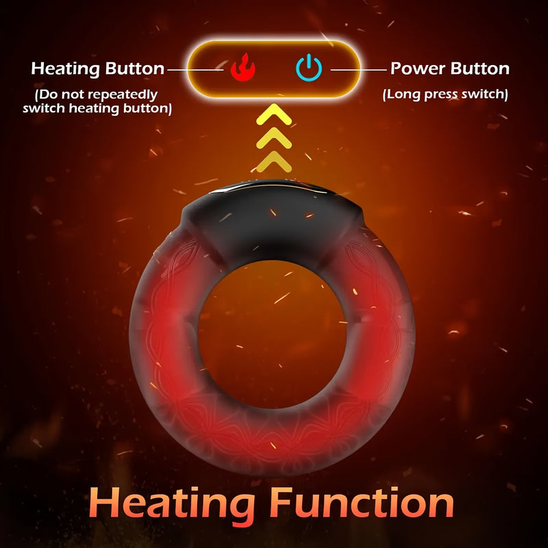 Heated Vibrating Cock Ring