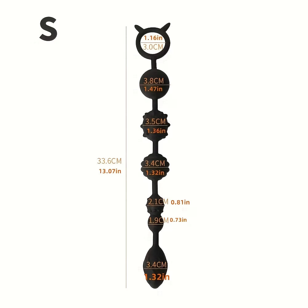 NoirFlex™ – Textured Silicone Anal Beads