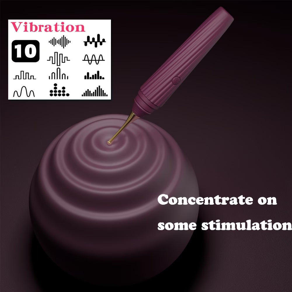 4-in-1 Precision Vibrating Stimulator – 10 Vibration Modes