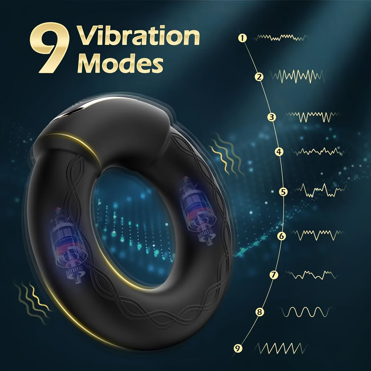 Heated Vibrating Cock Ring