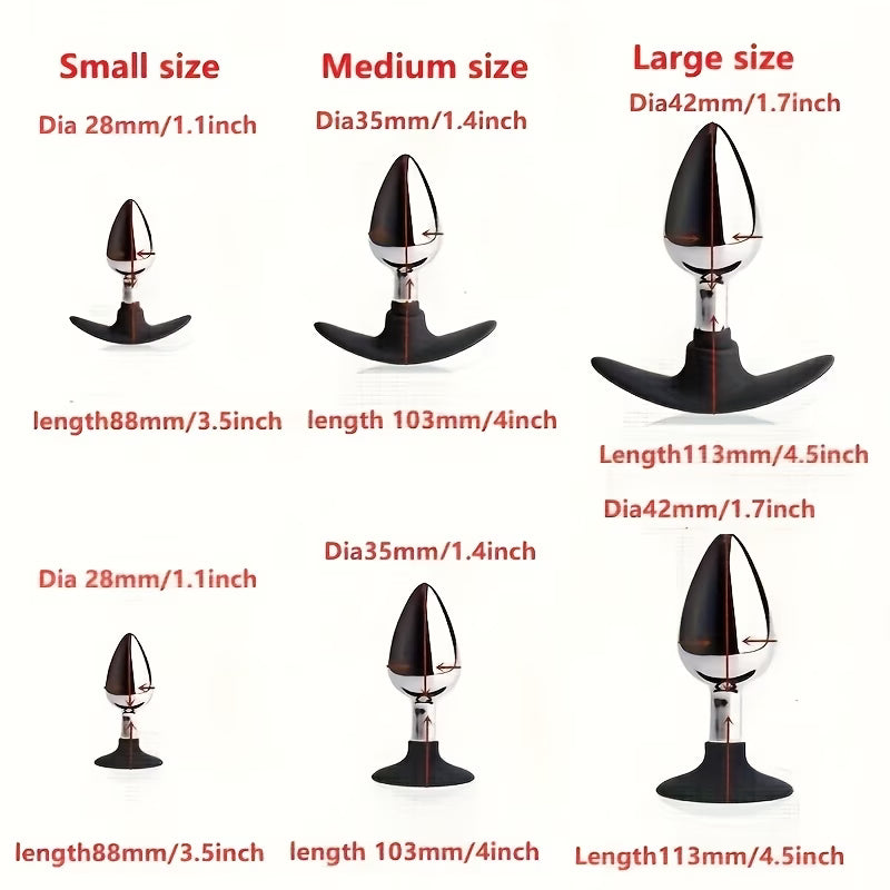 ChromeLux™ – Premium Metal Anal Plug