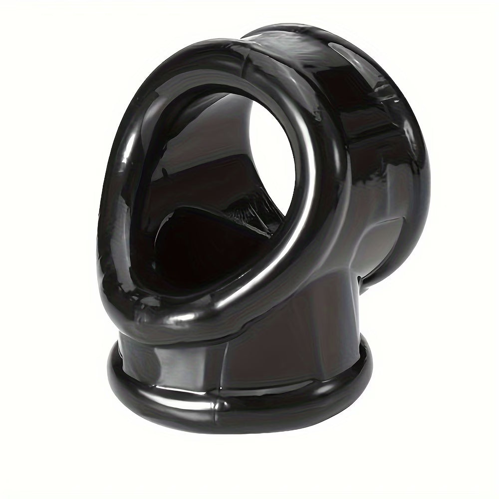 Compact Ball Stretcher & Cock Ring – Ergonomic Silicone Design