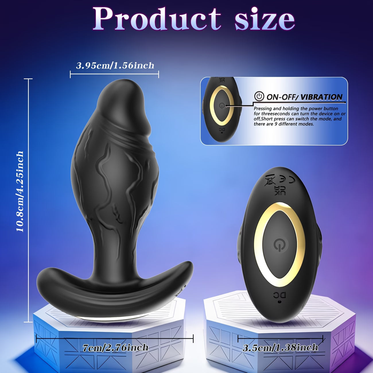 360° Rotating App-Controlled Prostate Massager