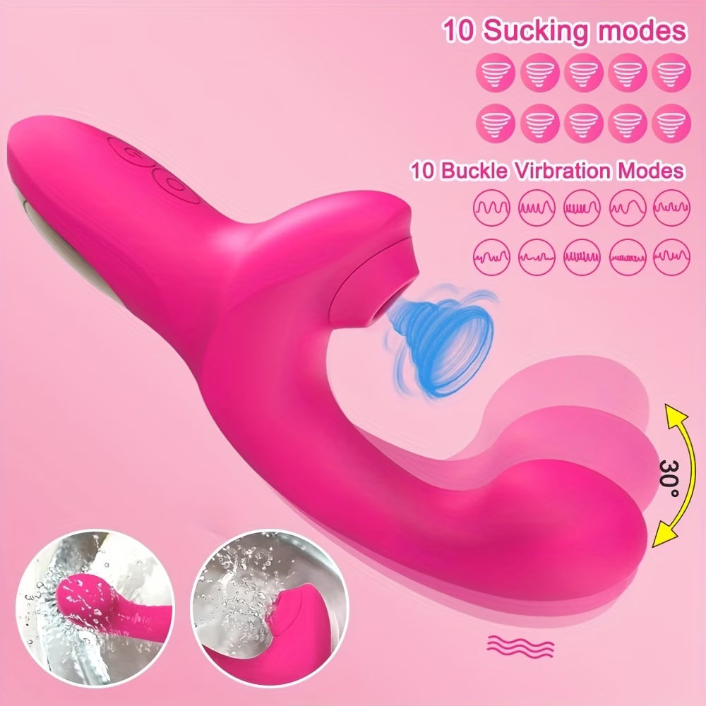 3-in-1 Rabbit Vibrator with Suction
