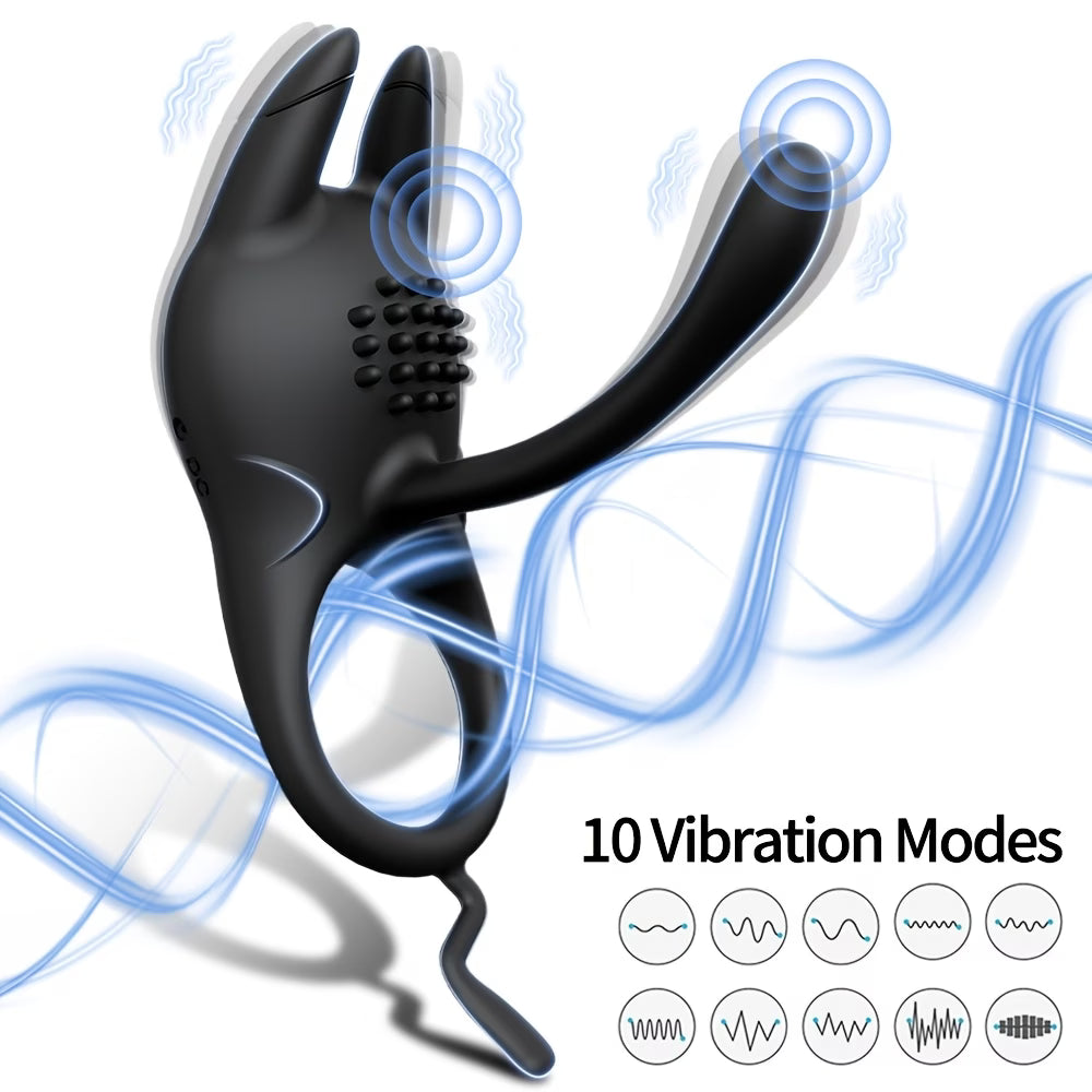 VibeX™ – 4-in-1 Vibrating Couples Ring