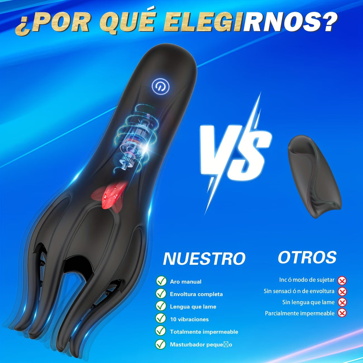 3-in-1 Vibrating Male Masturbator – Ultimate Pleasure & Stimulation