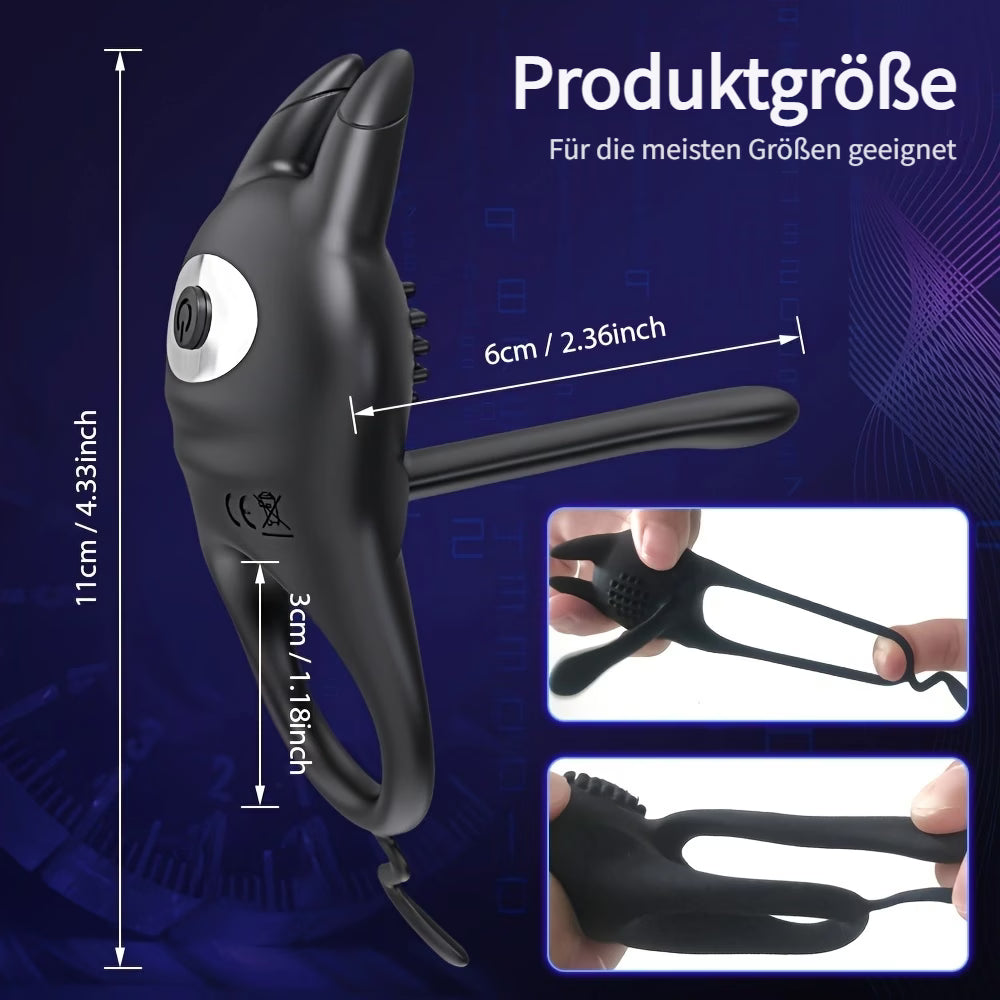 VibeX™ – 4-in-1 Vibrating Couples Ring