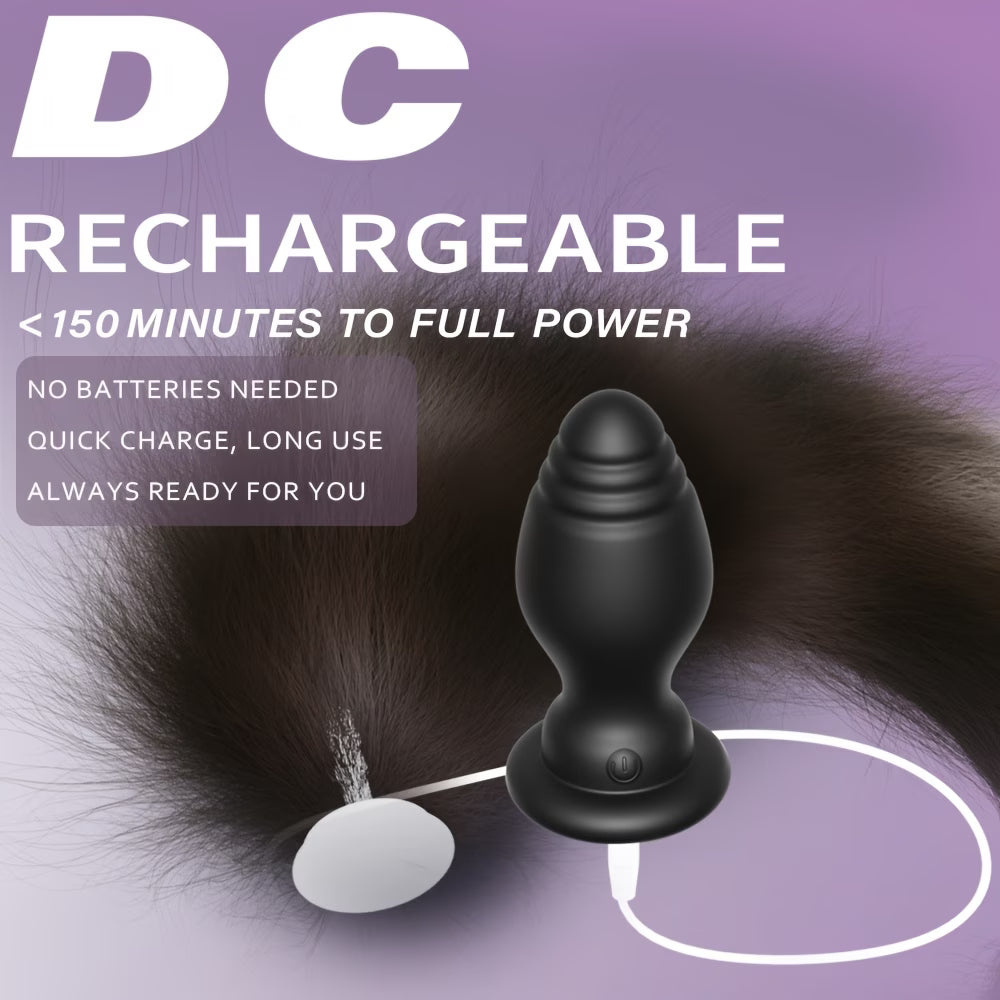 WildTail™ – 10-Mode Vibrating Fox Tail Plug