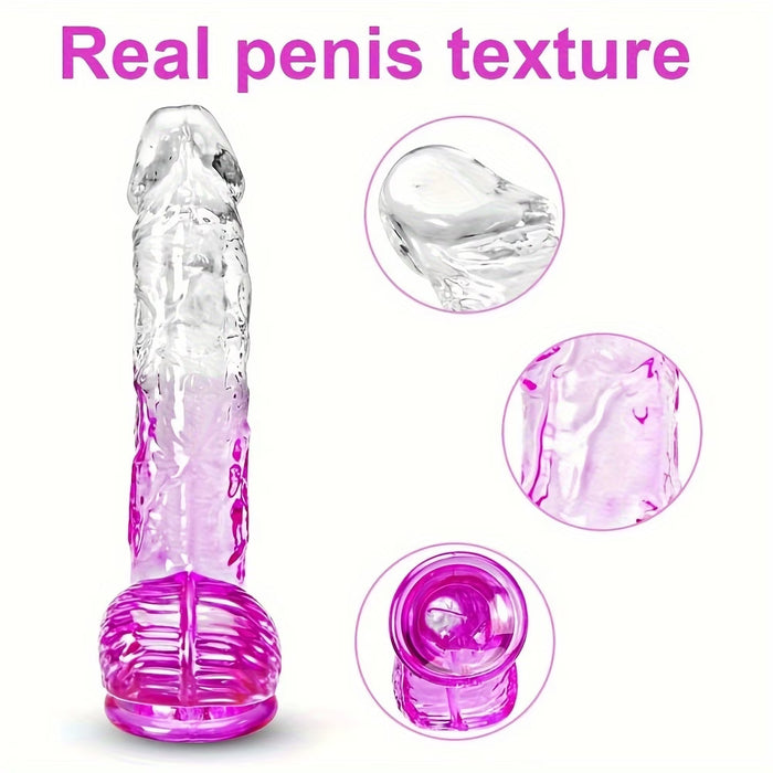 Crystal Bliss™ – Realistic Suction Cup Dildo