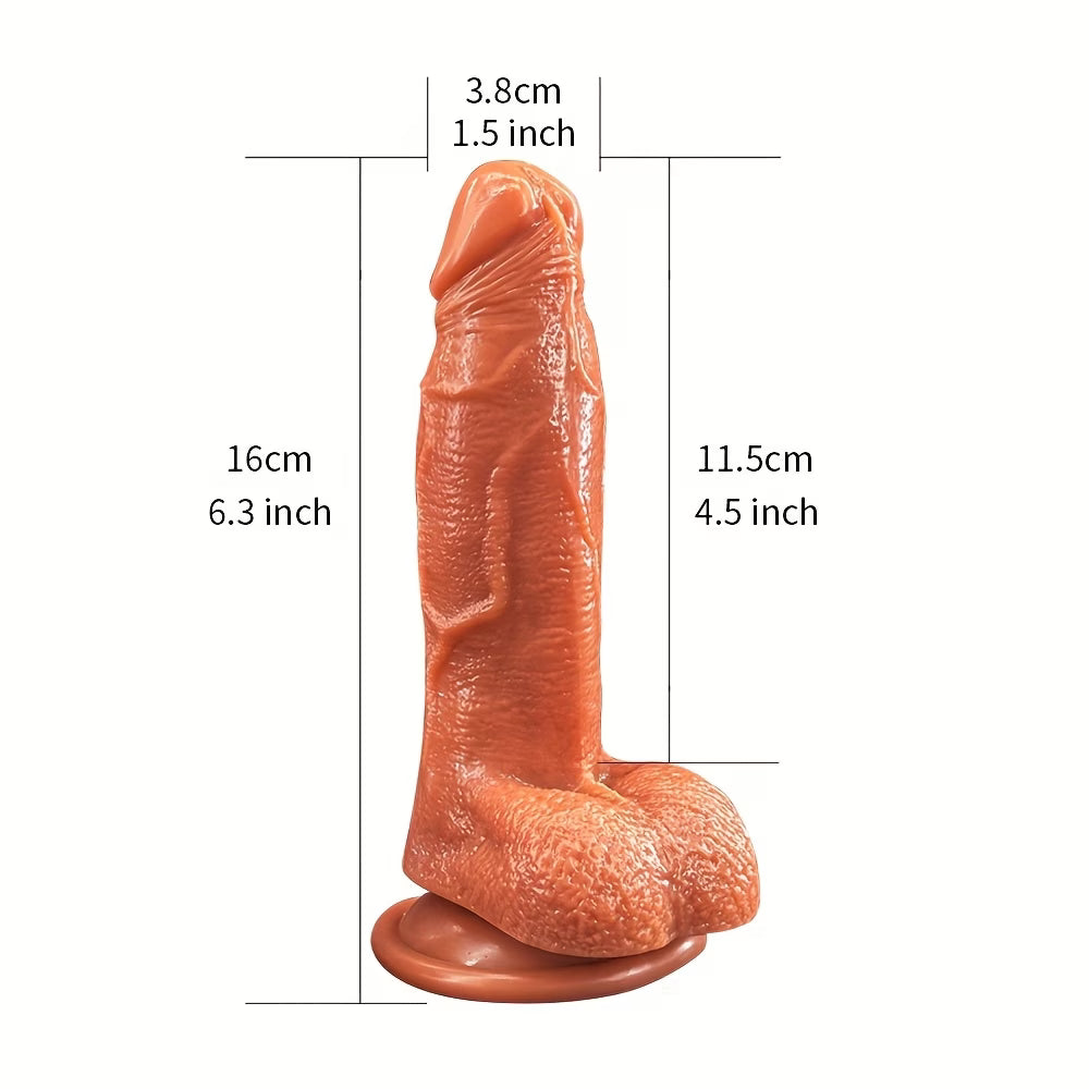 Realistic Suction Cup Dildo – Soft & Flexible