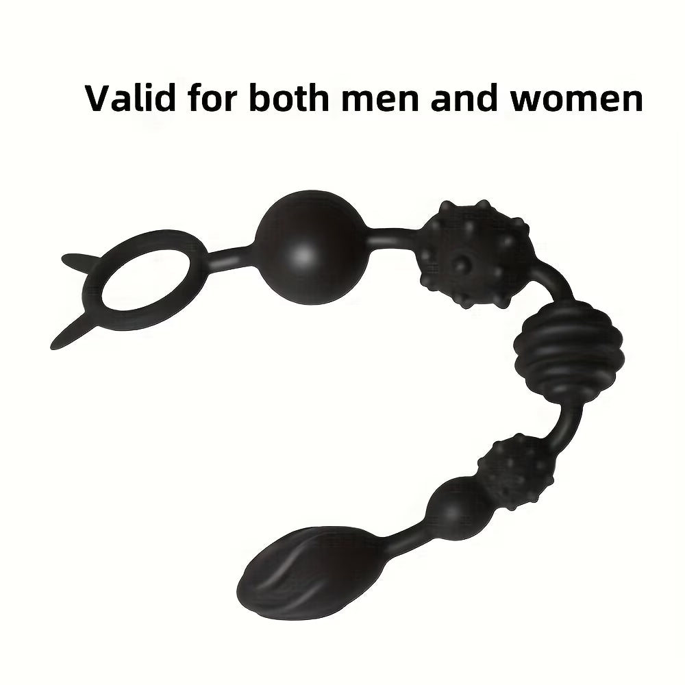 NoirFlex™ – Textured Silicone Anal Beads