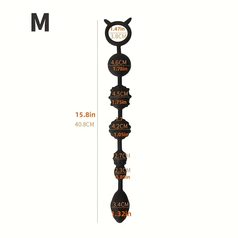 NoirFlex™ – Textured Silicone Anal Beads