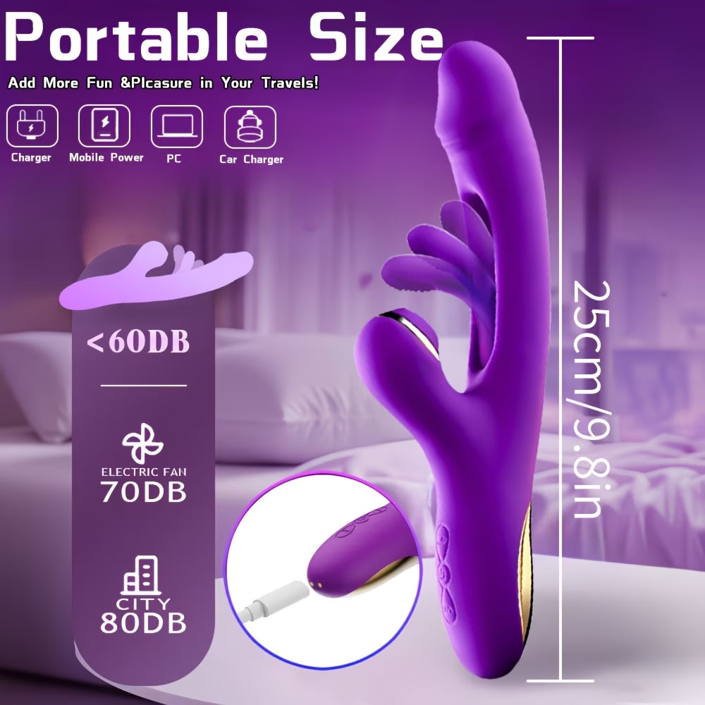 EuphoriaX™ – 3-in-1 Thrusting, Vibrating &amp; Suction Rabbit Vibrator
