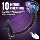 2-in-1 Remote Control Prostate Massager & Cock Ring