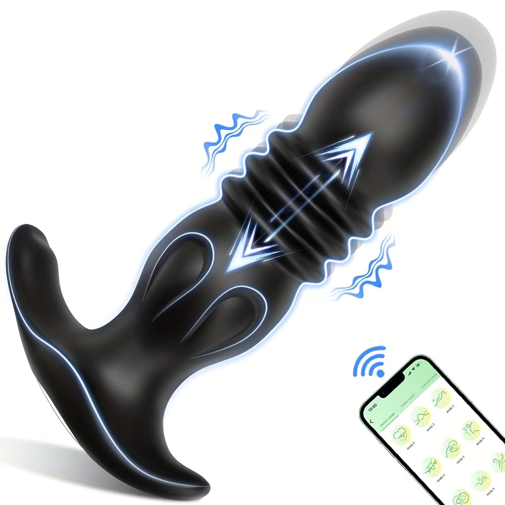 App-Controlled Thrusting Prostate Massager