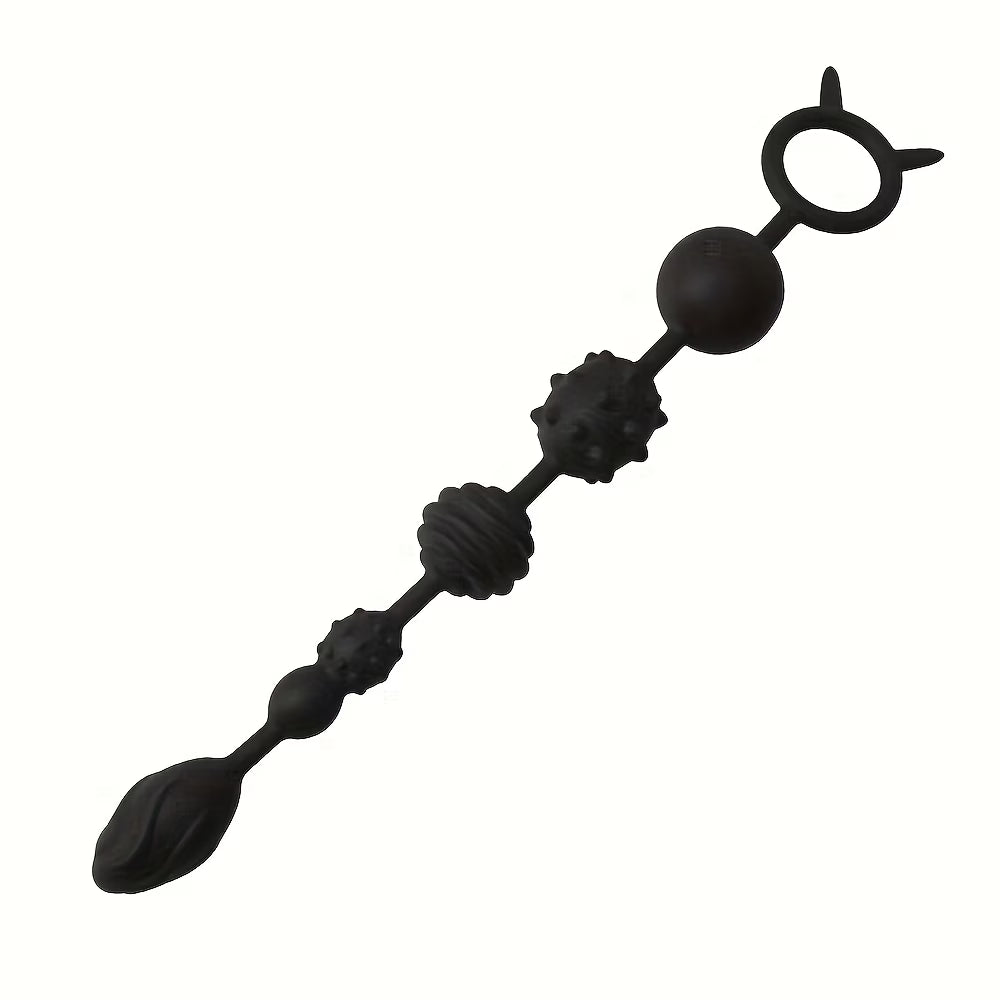 NoirFlex™ – Textured Silicone Anal Beads
