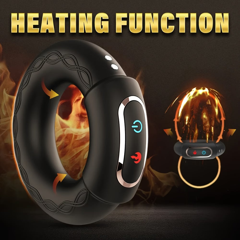 Heated Vibrating Cock Ring