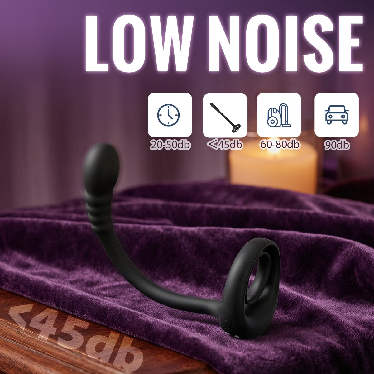 2-in-1 Remote Control Prostate Massager & Cock Ring
