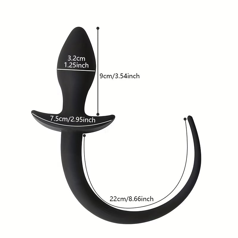LunaTail™ – Silicone Anal Plug with Flexible Tail