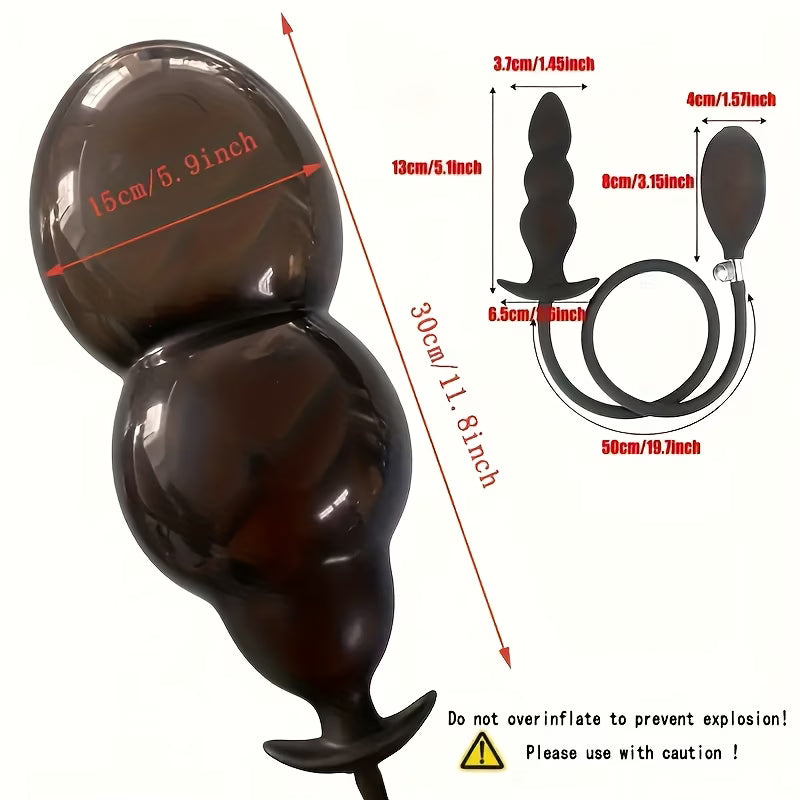 PowerPulse™ – Inflatable Anal Plug with Hand Pump