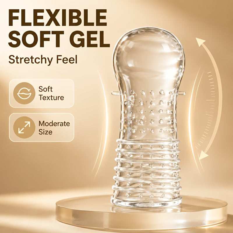 5-Piece Textured Penis Sleeve Set – Soft & Stretchable Pleasure Enhancers