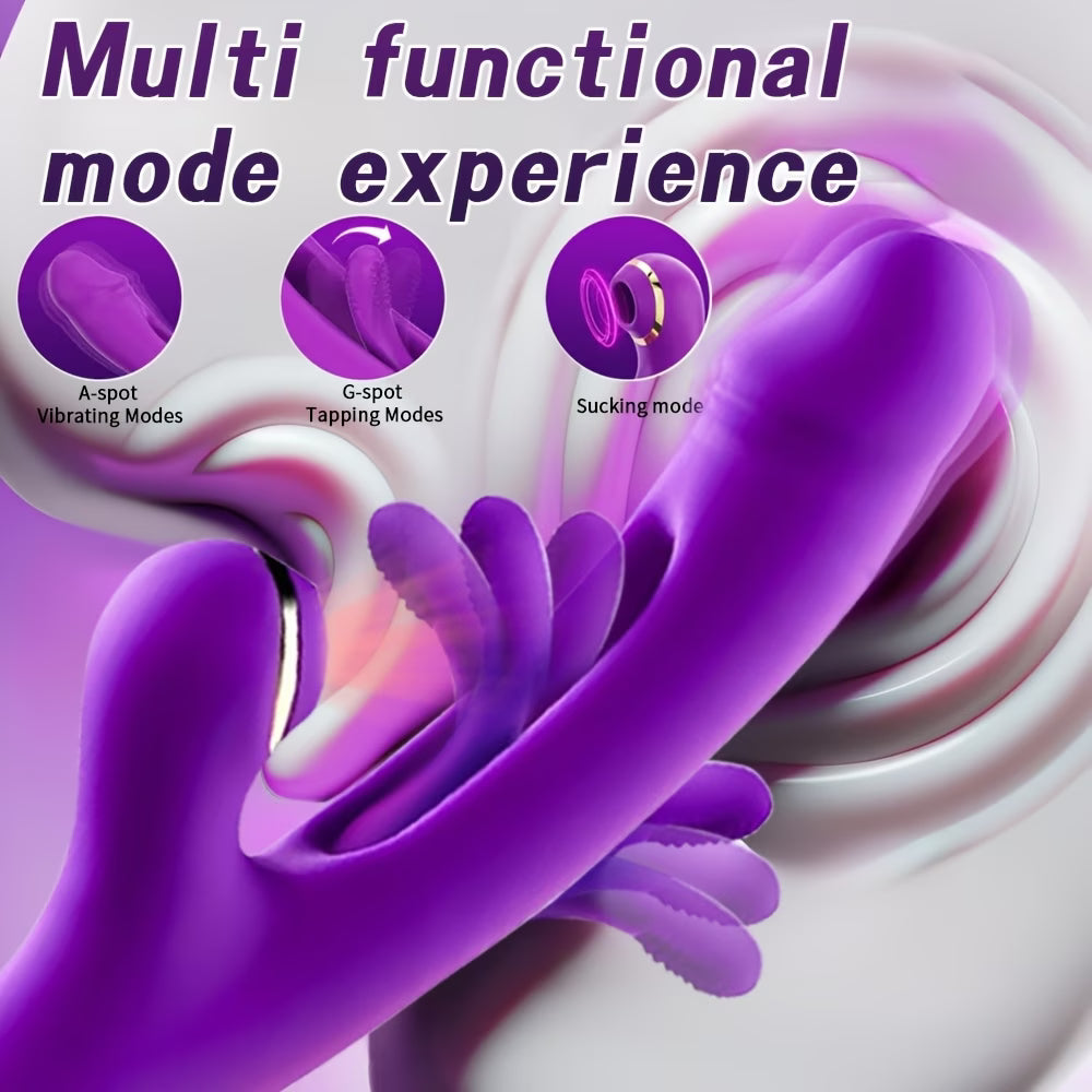 EuphoriaX™ – 3-in-1 Thrusting, Vibrating &amp; Suction Rabbit Vibrator