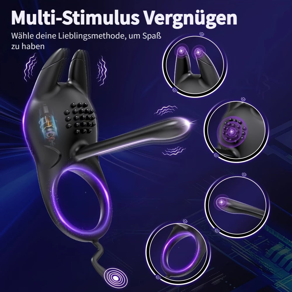 VibeX™ – 4-in-1 Vibrating Couples Ring