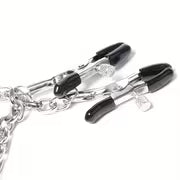 Tease & Tension™ – Adjustable Nipple Clamps with Chain