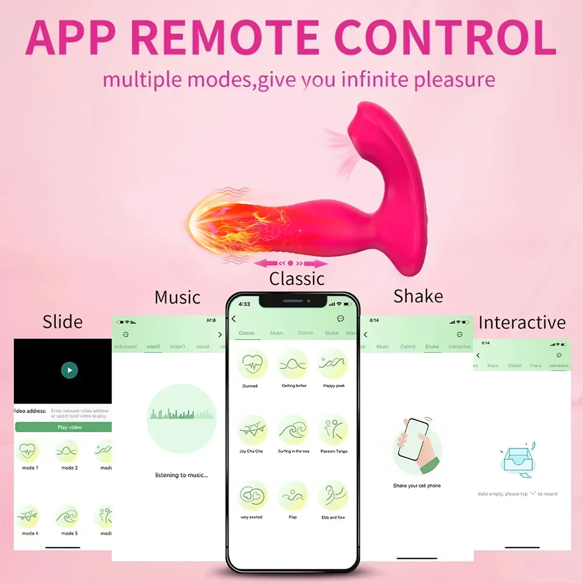 App-Controlled 3-in-1 Prostate Massager