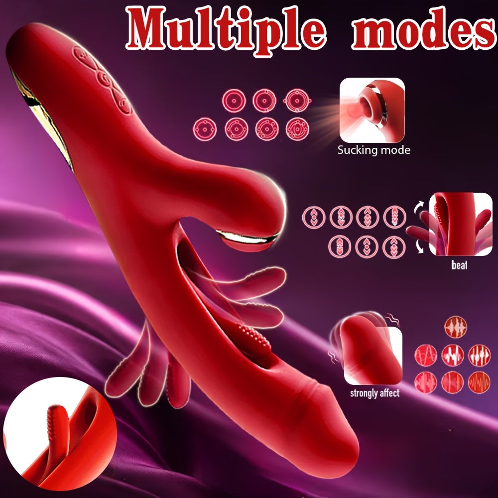 EuphoriaX™ – 3-in-1 Thrusting, Vibrating &amp; Suction Rabbit Vibrator