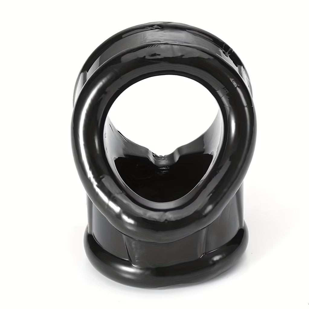 Compact Ball Stretcher & Cock Ring – Ergonomic Silicone Design