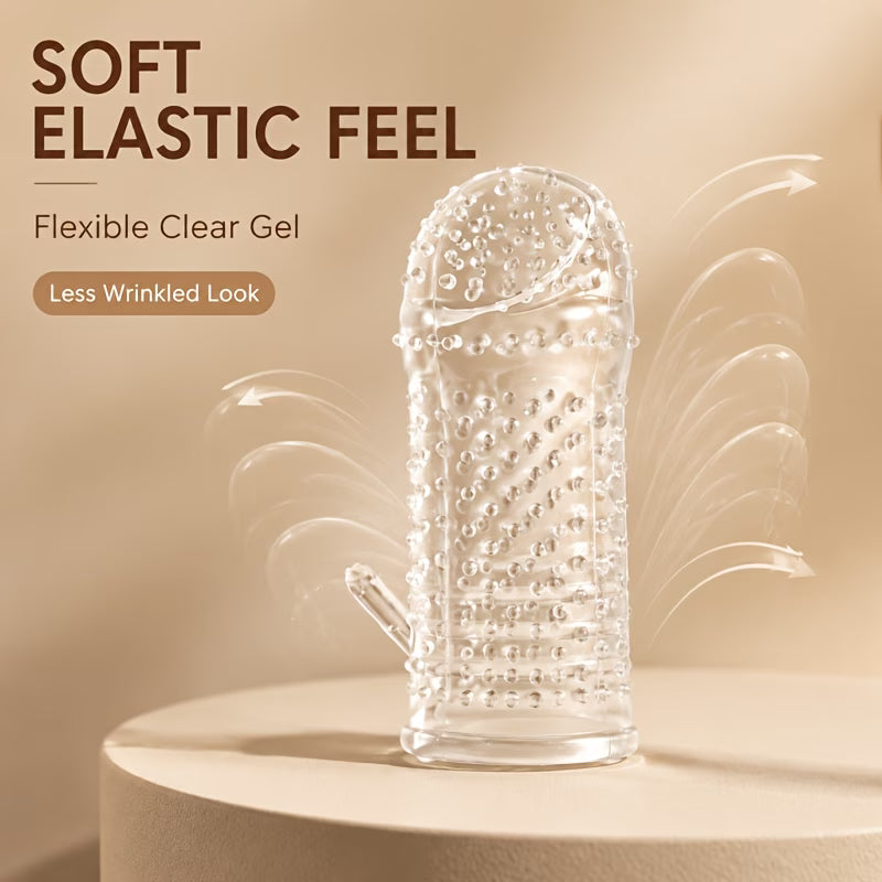 5-Piece Textured Penis Sleeve Set – Soft & Stretchable Pleasure Enhancers