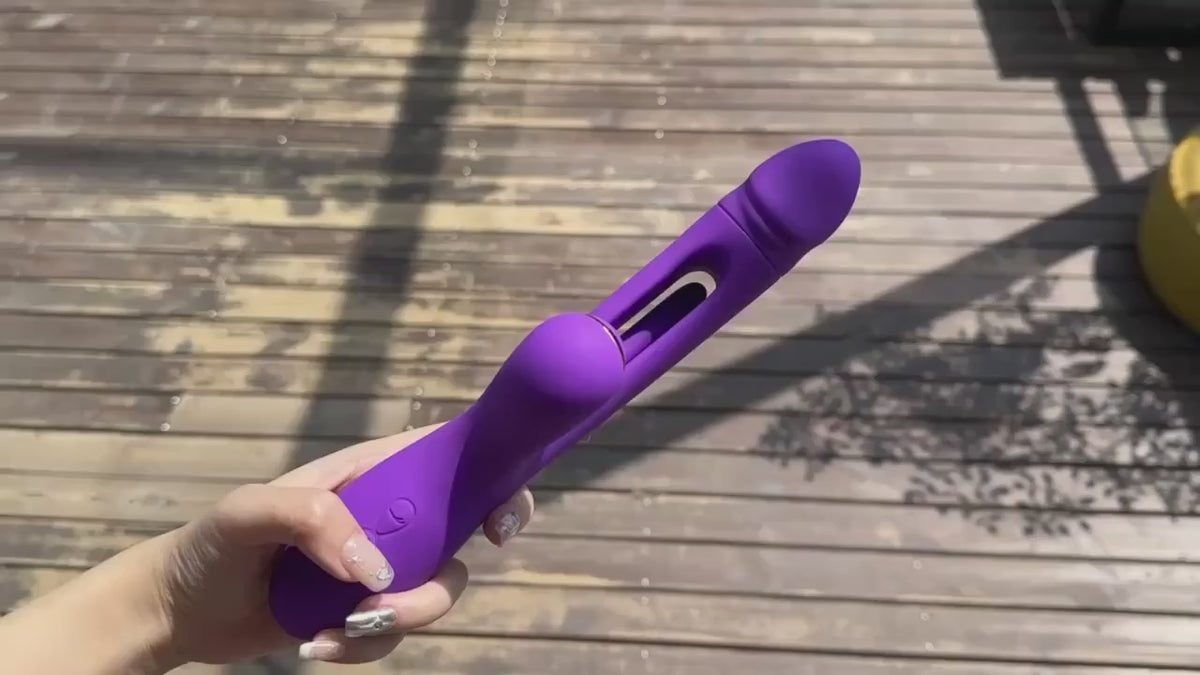 EuphoriaX™ – 3-in-1 Thrusting, Vibrating &amp; Suction Rabbit Vibrator